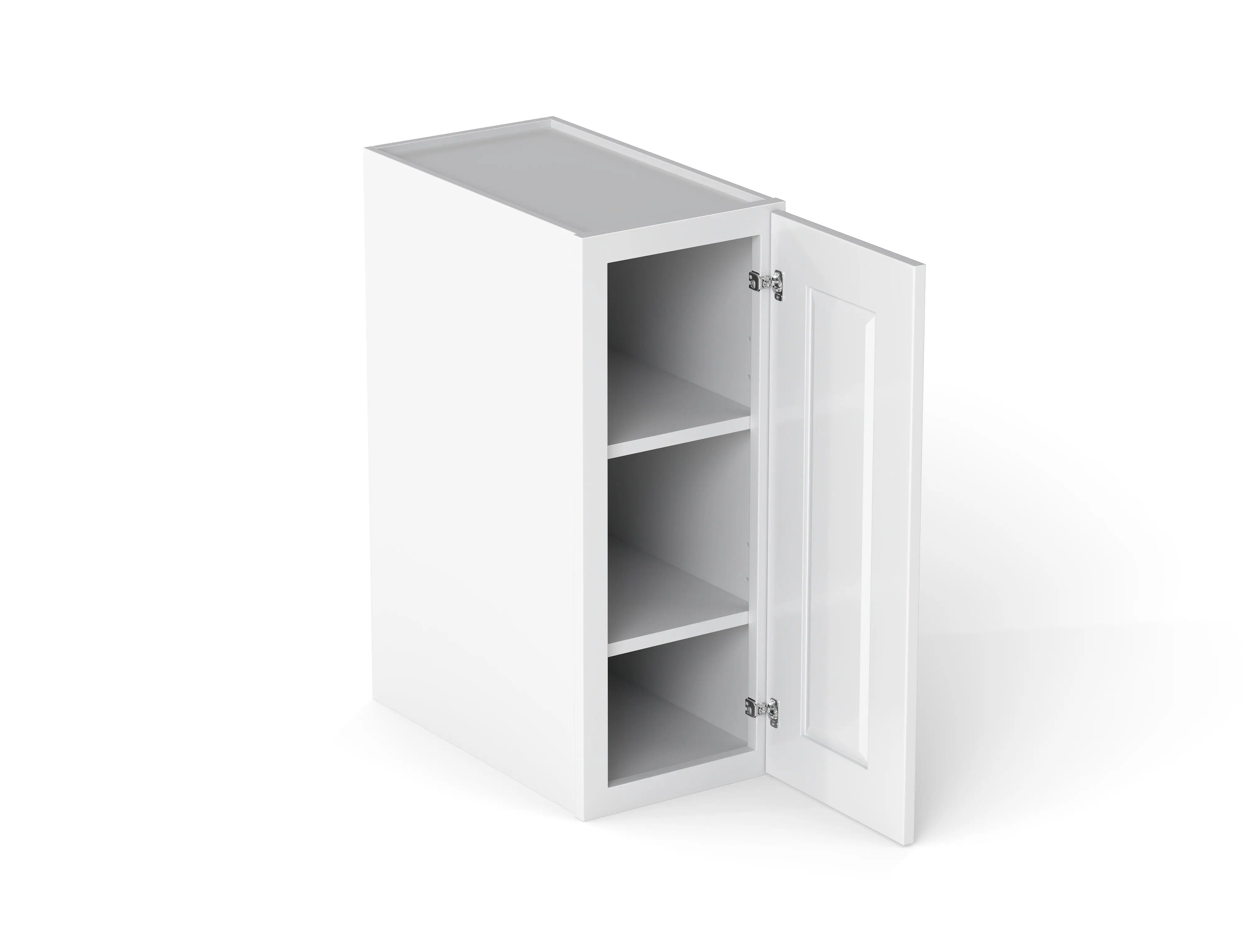 Elegant 1 Door Wall Cabinet With 2 Shelves - Image 30