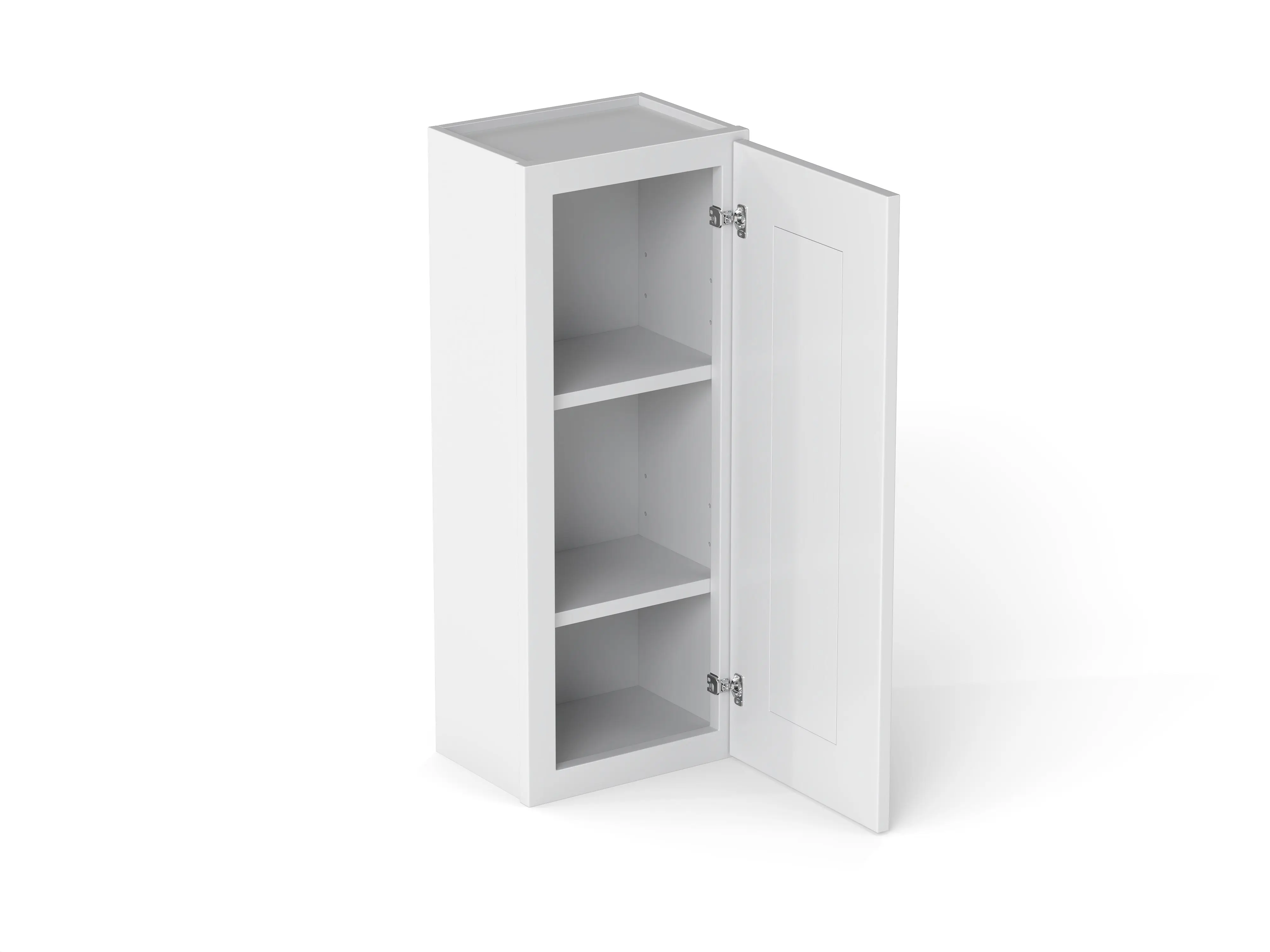 Elegant 1 Door Wall Cabinet With 2 Shelves - Image 34