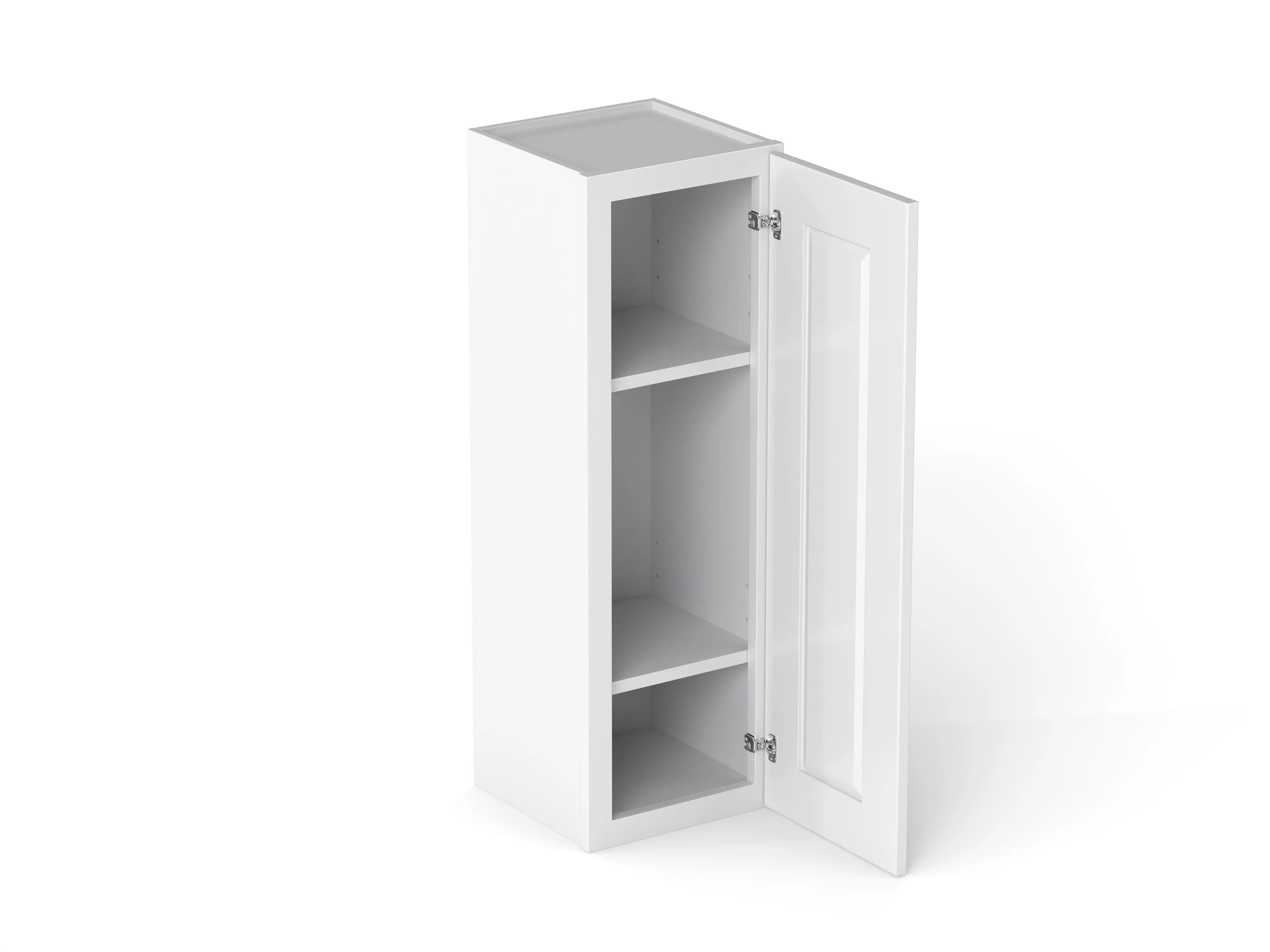 Elegant 1 Door Wall Cabinet With 2 Shelves - Image 38