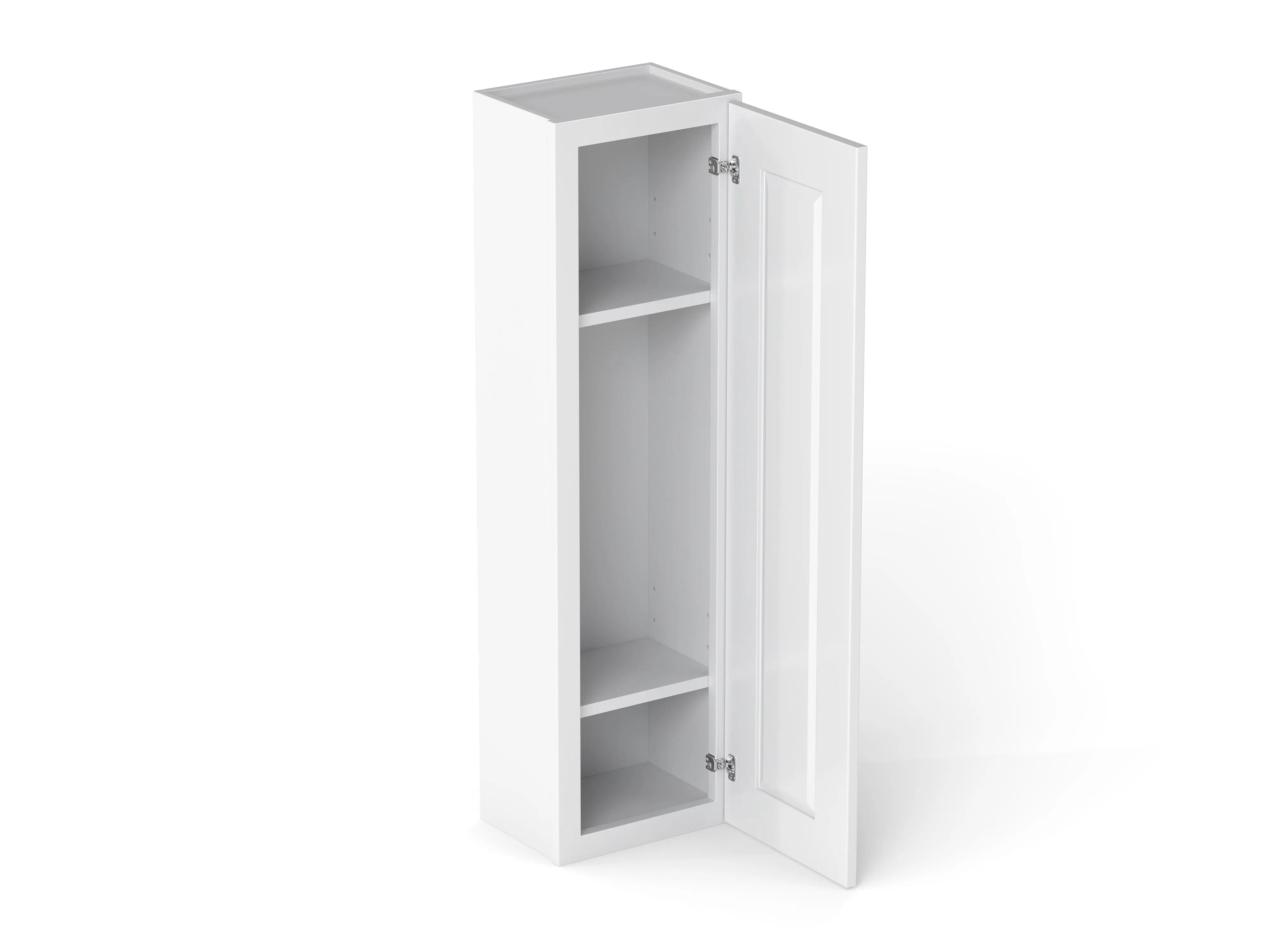 Elegant 1 Door Wall Cabinet With 2 Shelves - Image 4