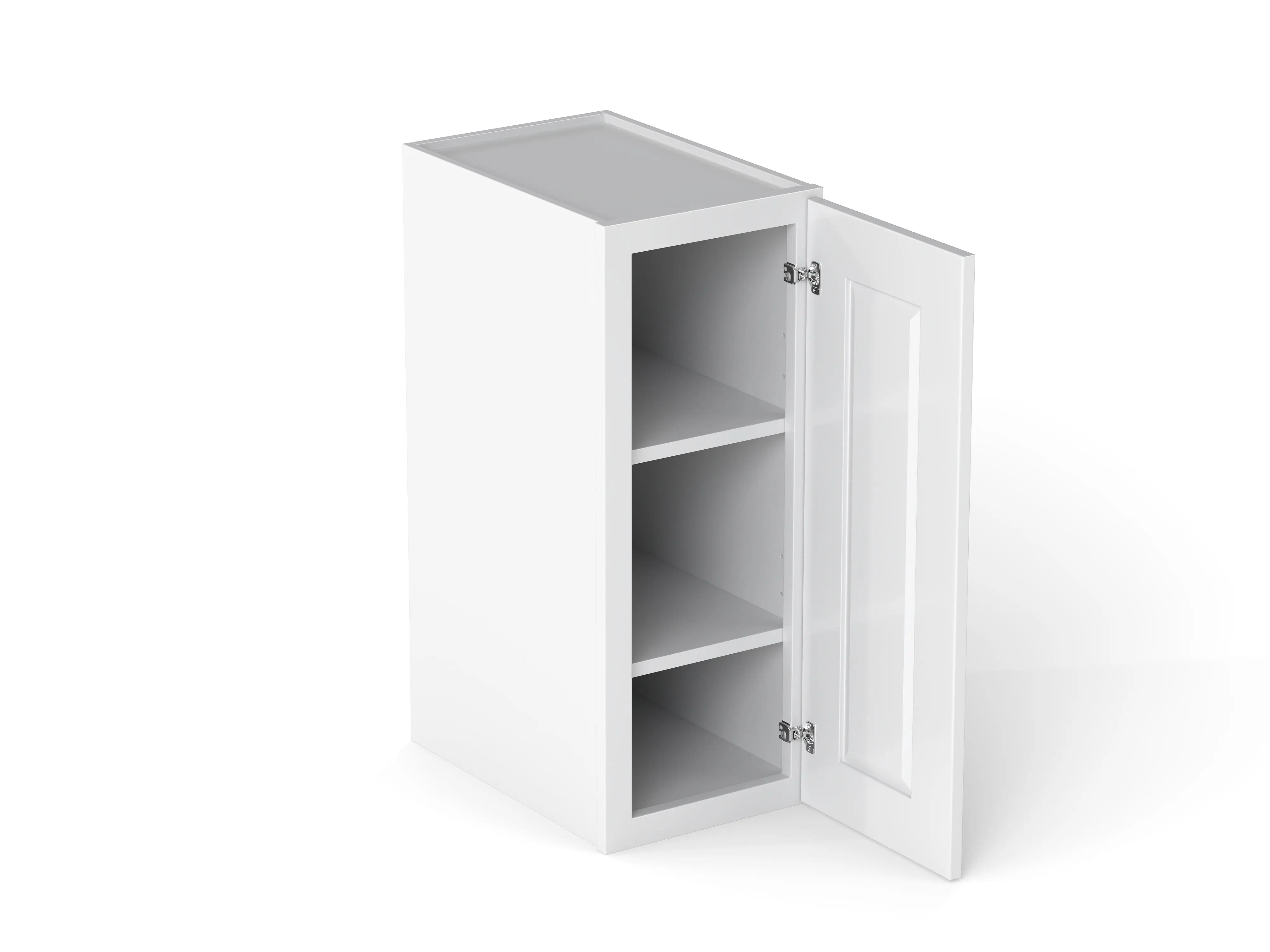 Elegant 1 Door Wall Cabinet With 2 Shelves - Image 42