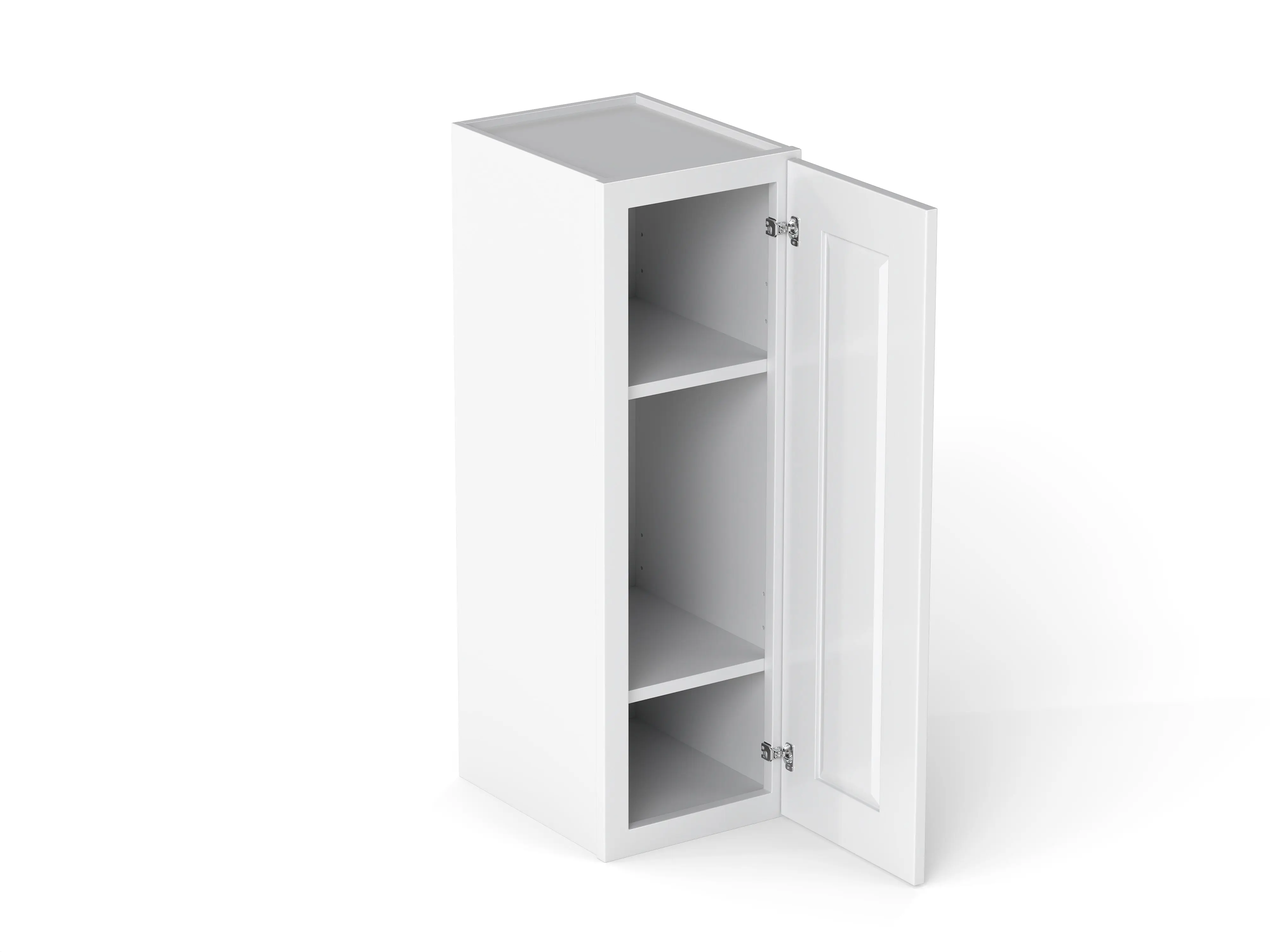 Elegant 1 Door Wall Cabinet With 2 Shelves - Image 46