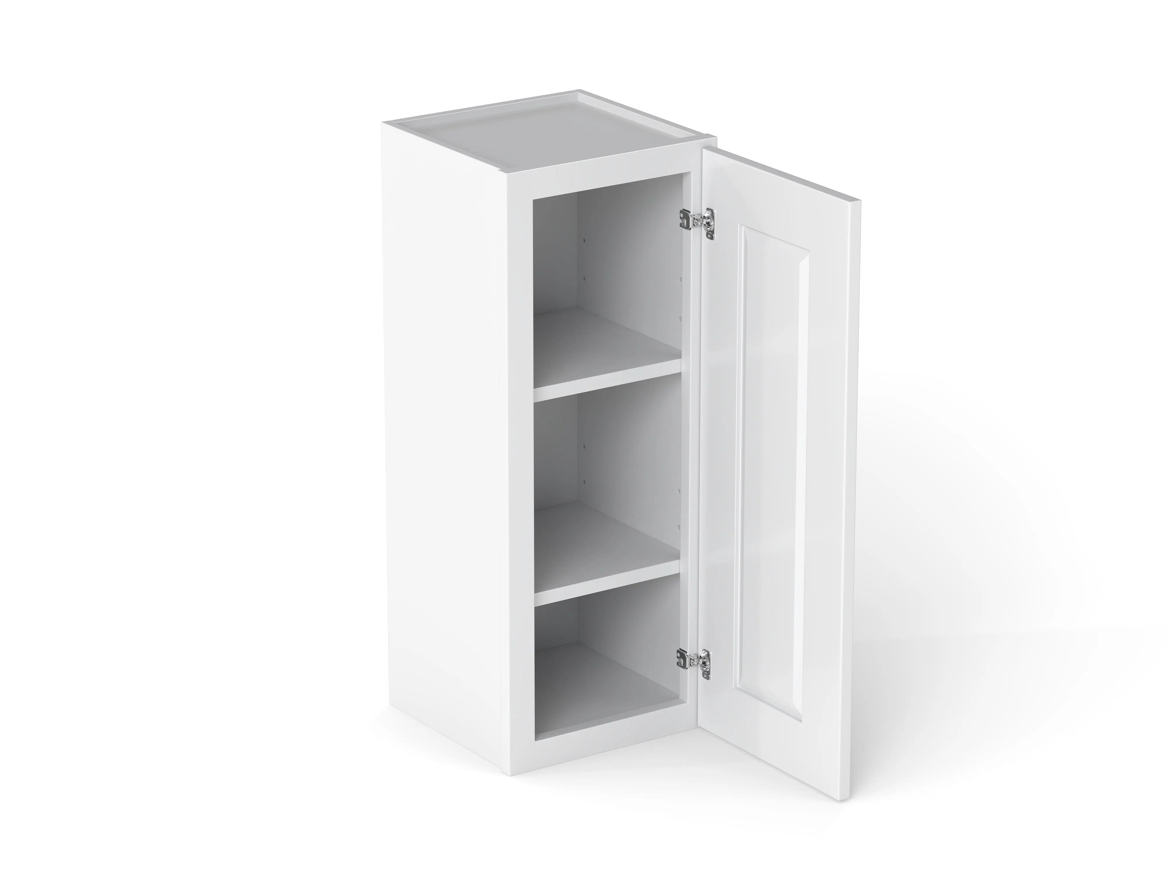Elegant 1 Door Wall Cabinet With 2 Shelves - Image 50