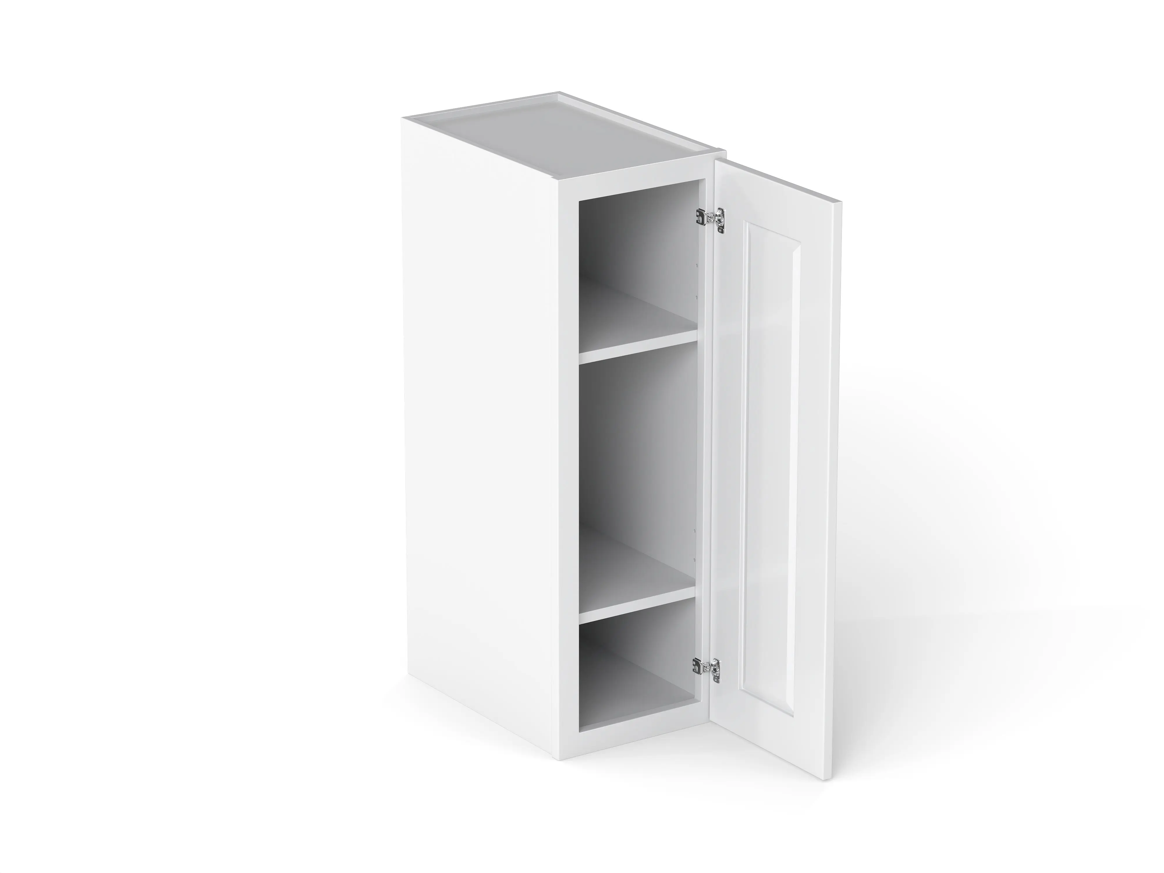 Elegant 1 Door Wall Cabinet With 2 Shelves - Image 54