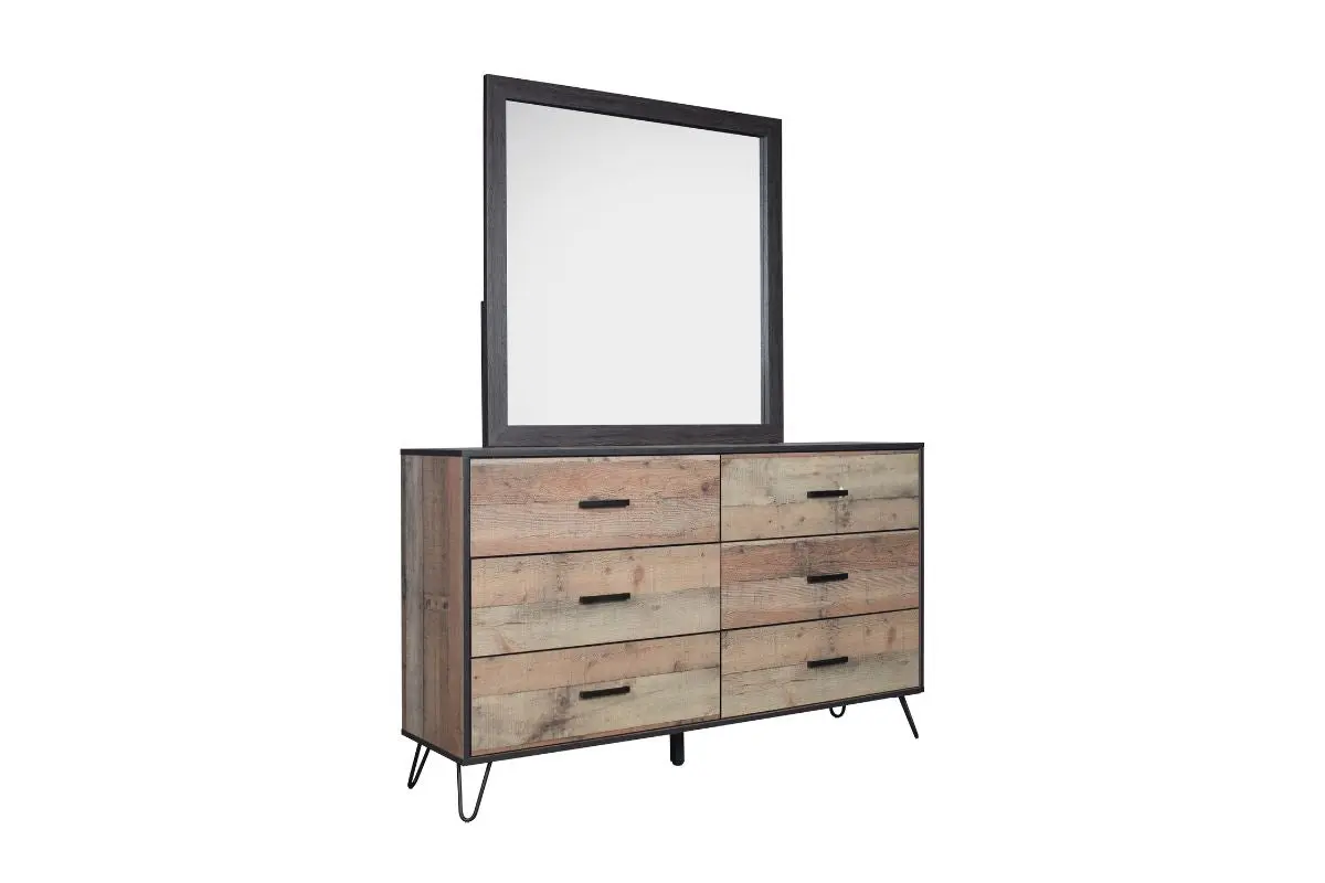 Elk River Panel Bed & Dresser & Mirror & Nightstand - Image 3