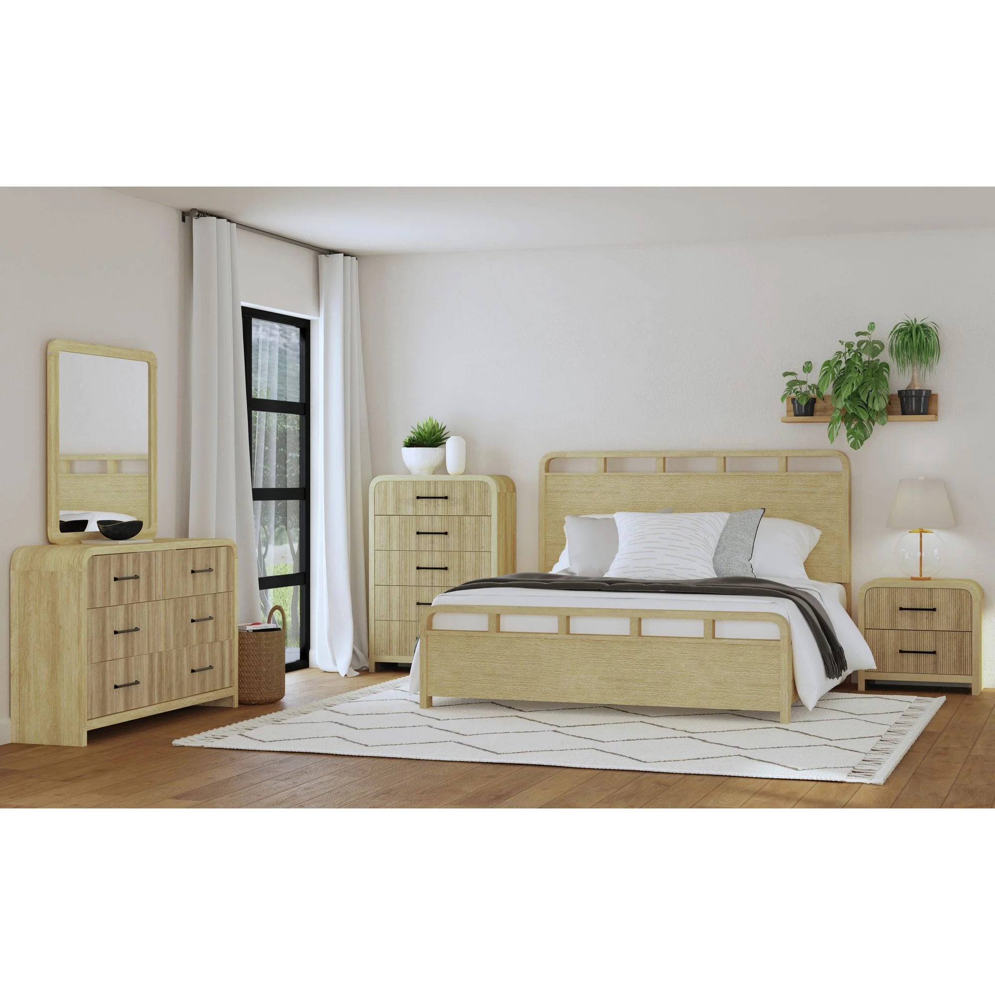Emberly Panel Bed & Dresser & Mirror & Nightstand - Image 78