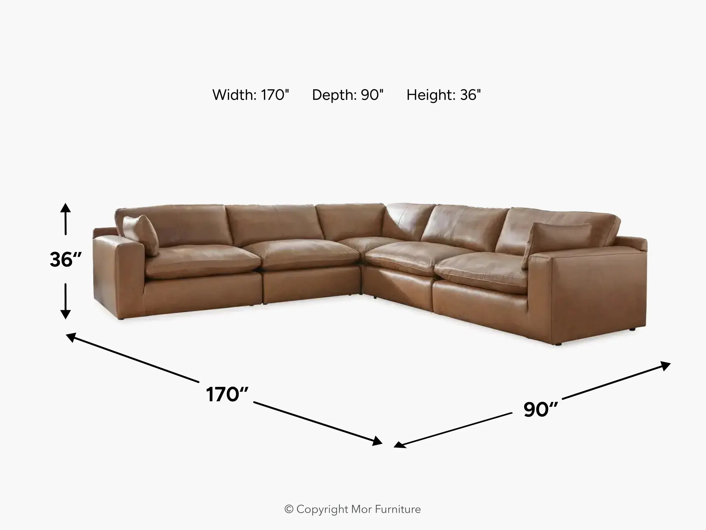 Emillia 6 Piece Sectional - Image 6