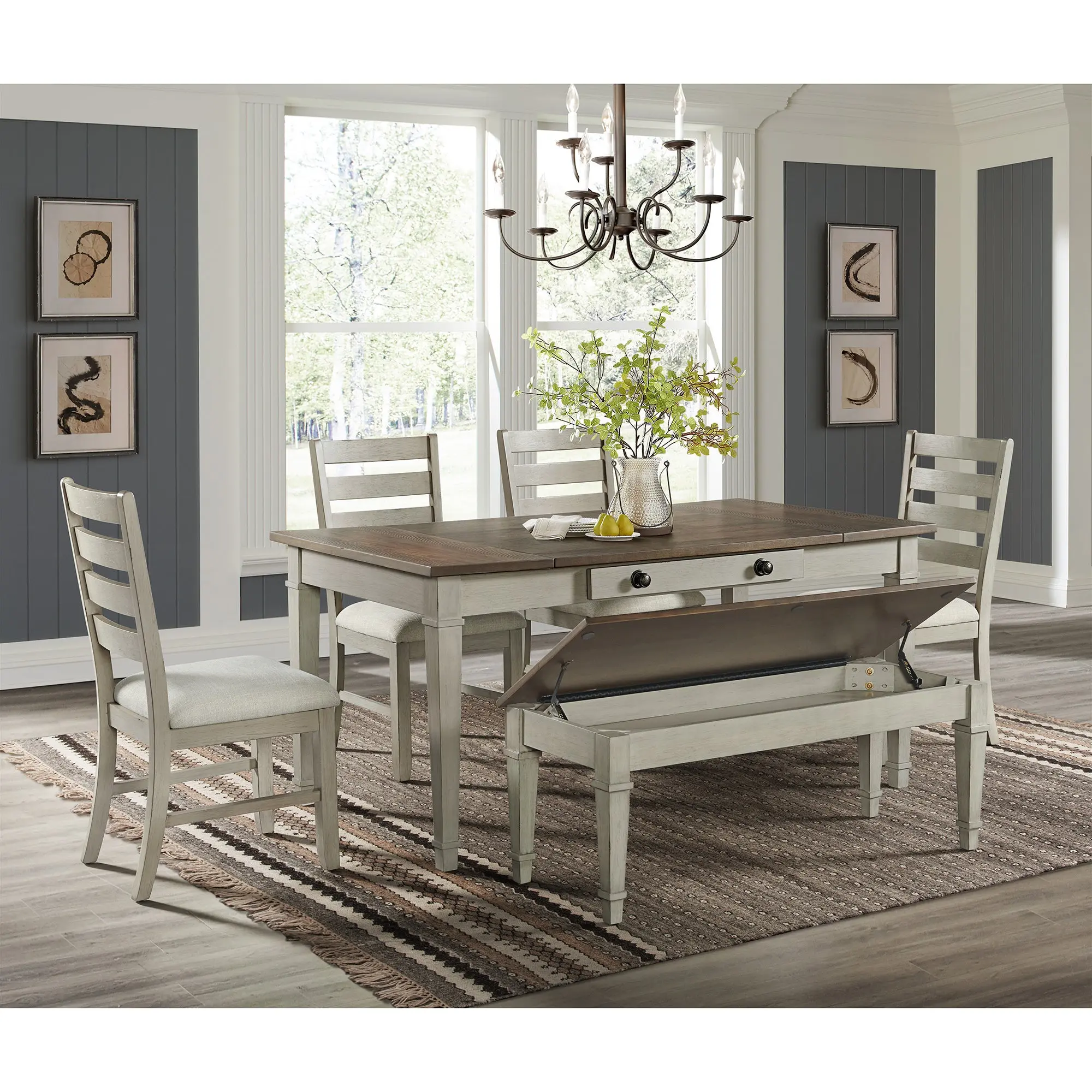 Farmington Dining Bench - Image 8