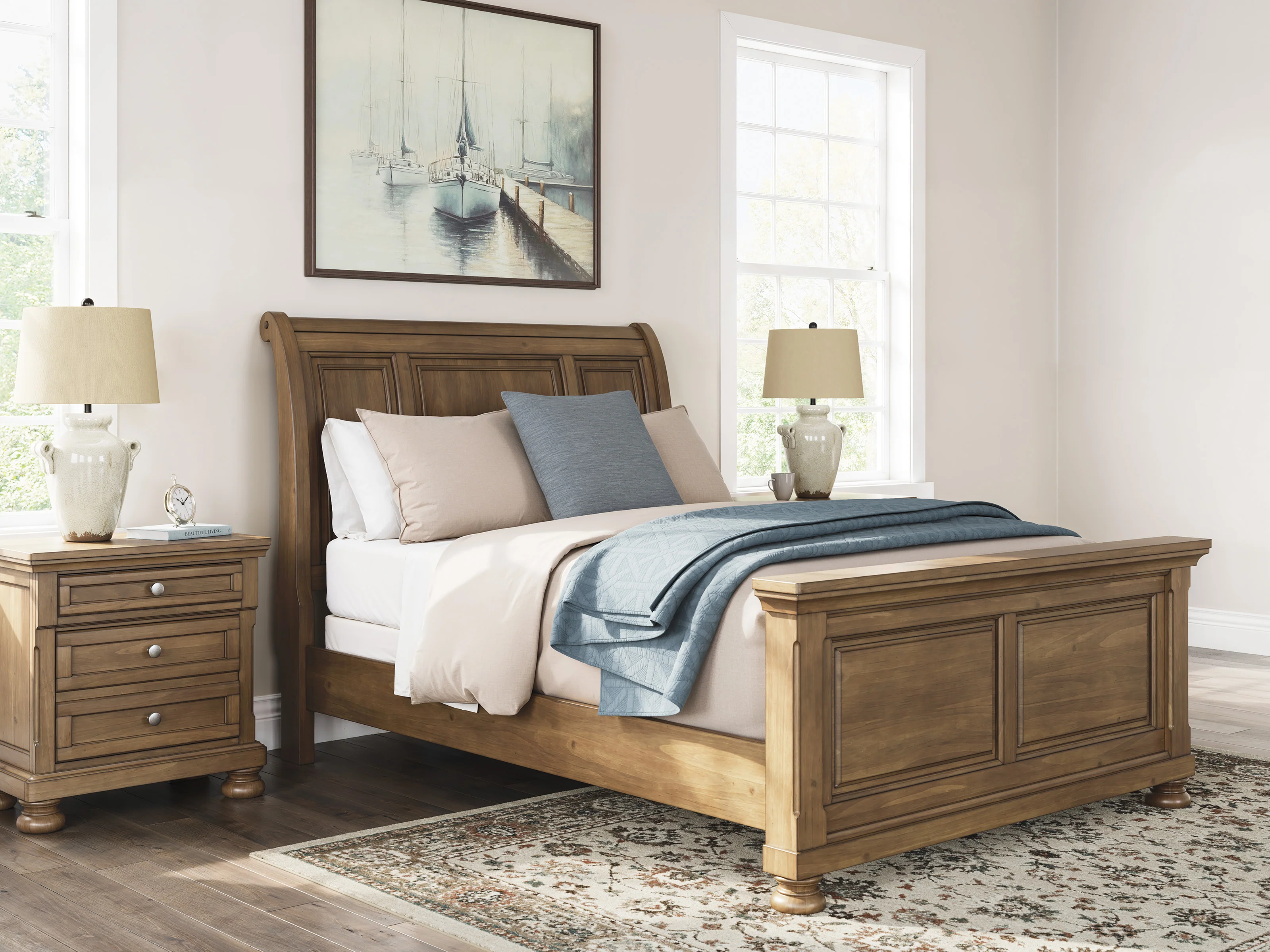 Feddinger Sleigh Bed - Image 7