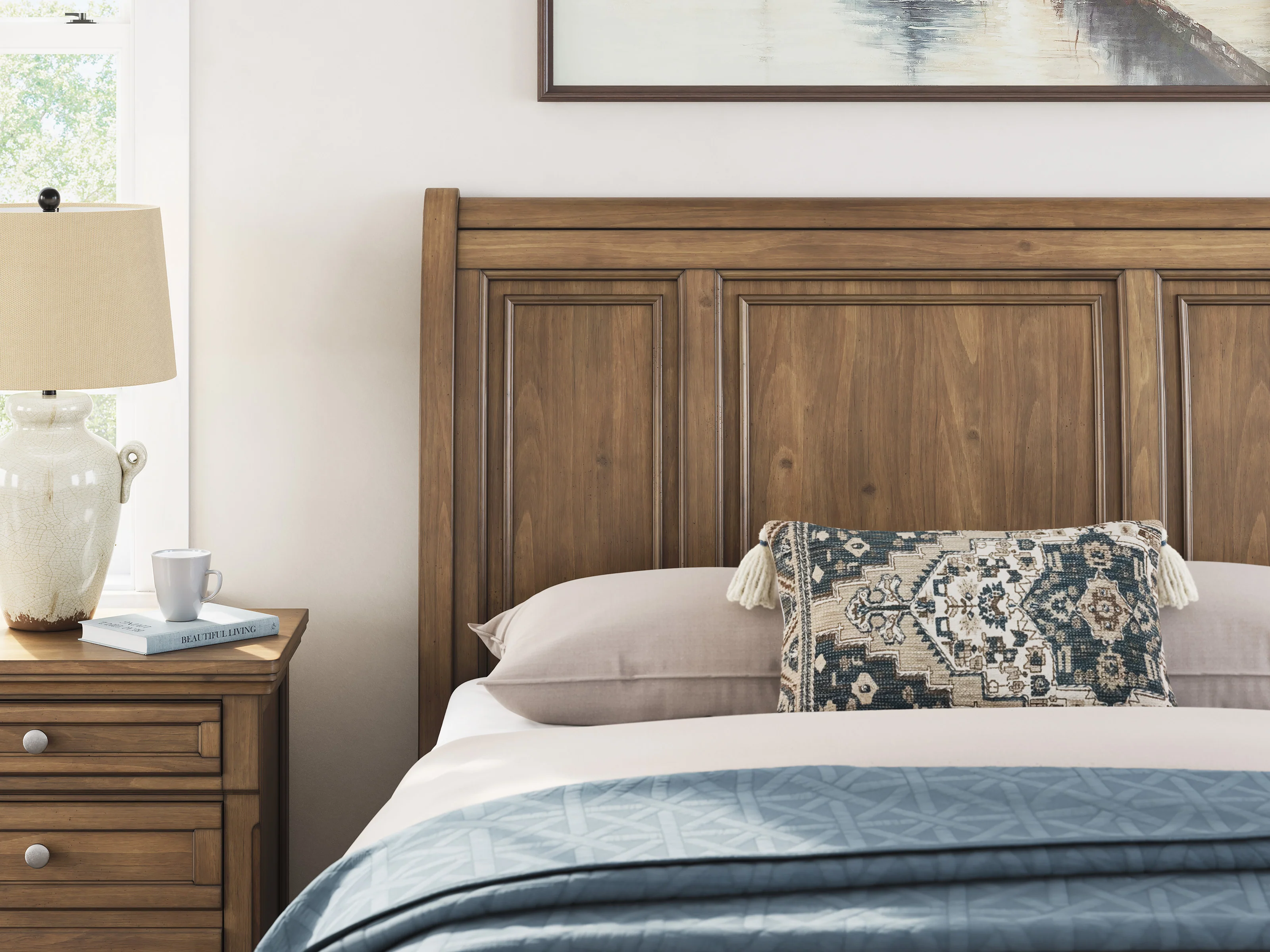 Feddinger Sleigh Bed With Storage - Image 4