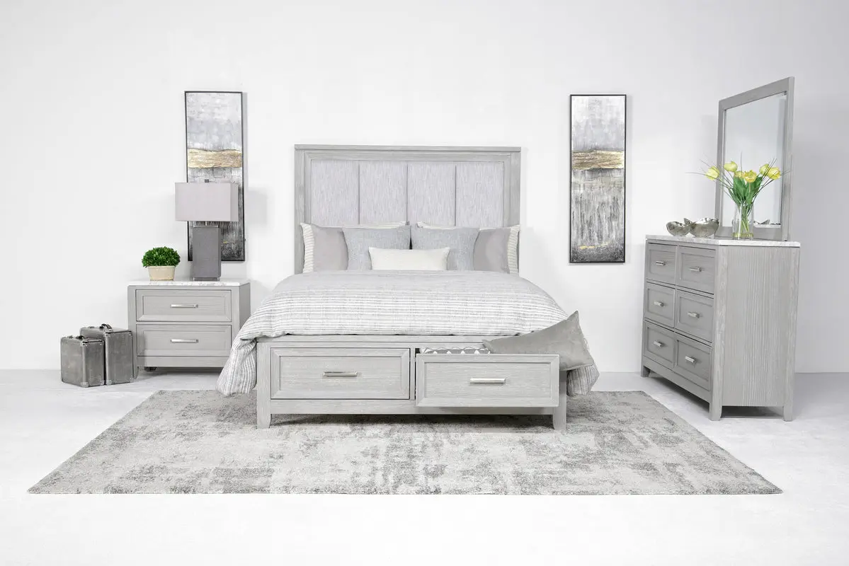 Fiona Storage Bed & Dresser & Mirror & Nightstand