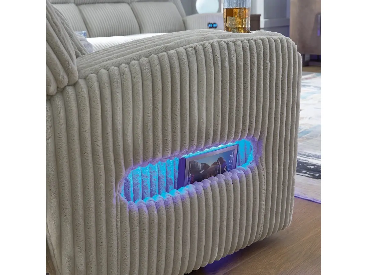 Forest Lake 2 Power Console Loveseat - Image 19
