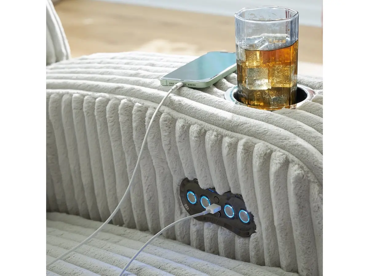 Forest Lake 2 Power Console Loveseat - Image 21