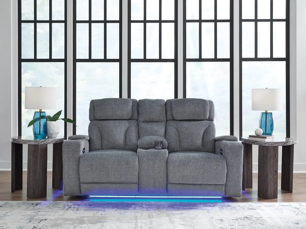 Forest Lake 2 Power Console Loveseat - Image 23