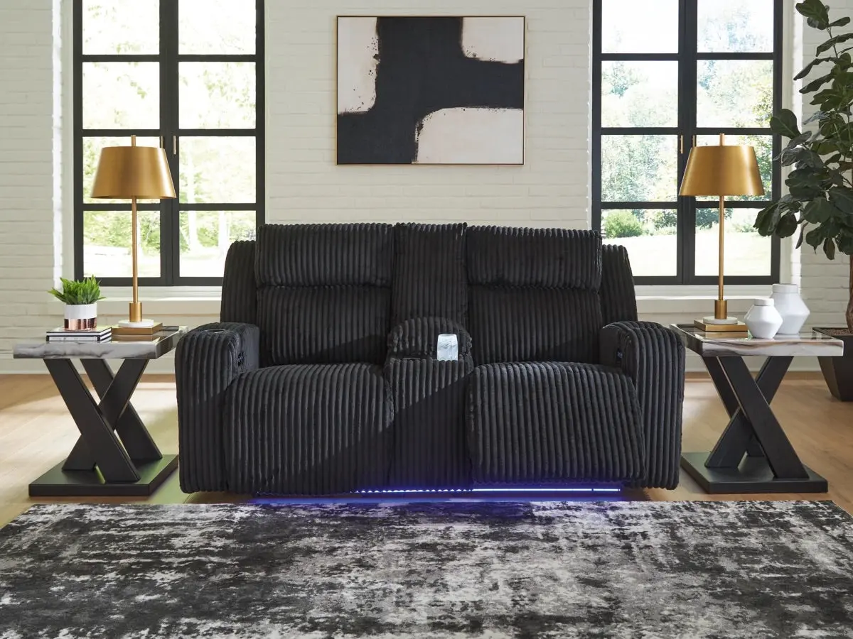 Forest Lake 2 Power Console Loveseat - Image 9