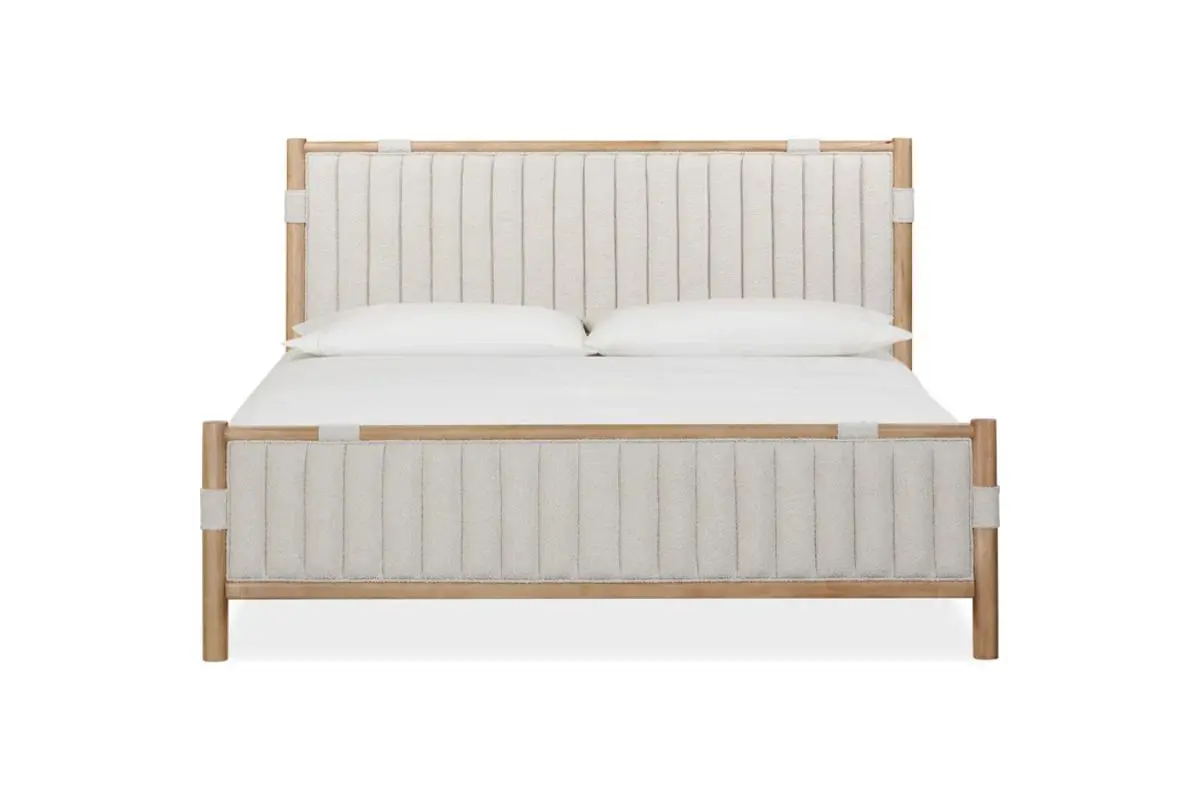 Furano Upholstered Bed & Dresser & Mirror & Nightstand - Image 32