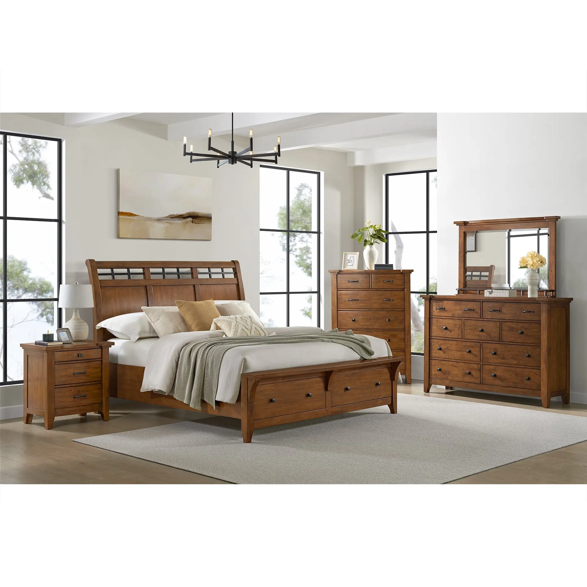 Gage Storage Bed & Dresser & Mirror & Nightstand - Image 8