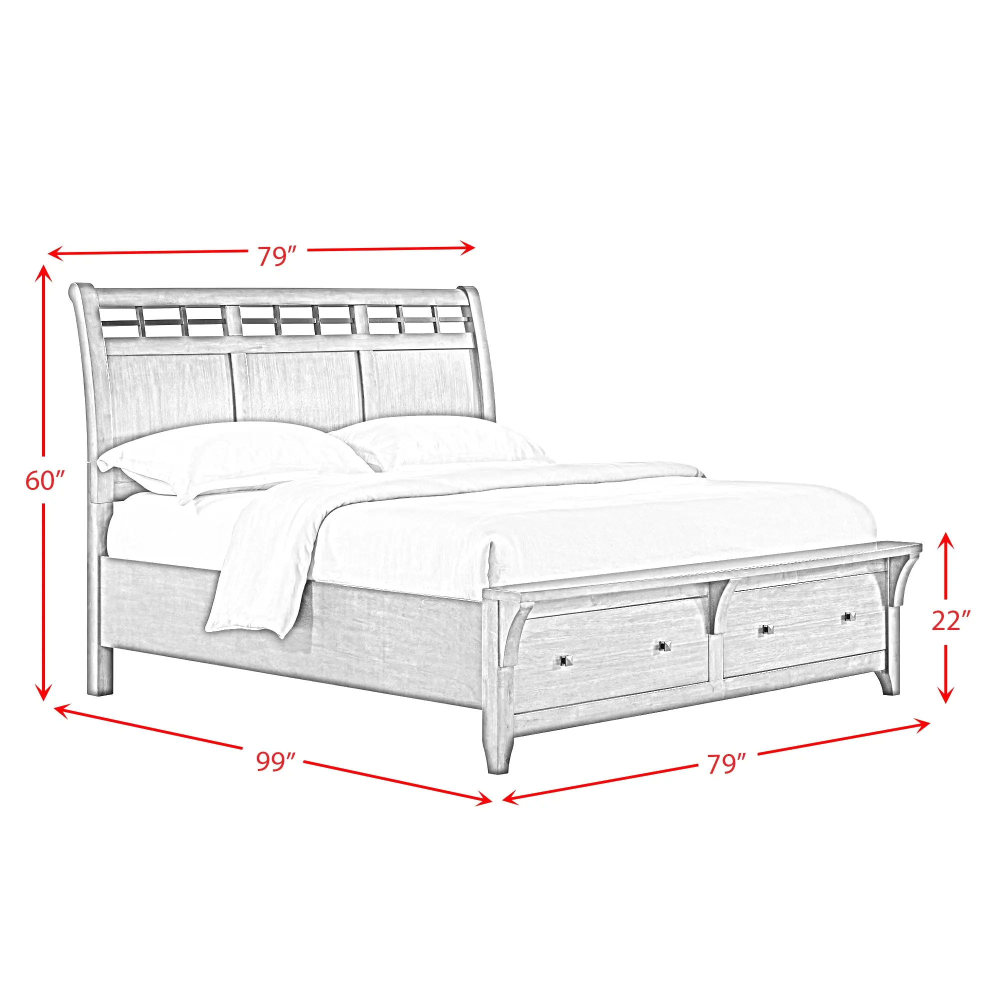 Gage Storage Bed - Image 15