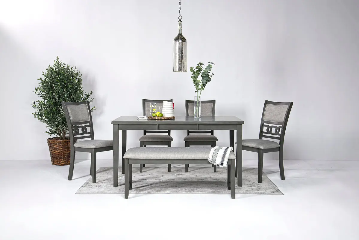 Gia Dining Table & 4 Chairs & Bench - Image 15