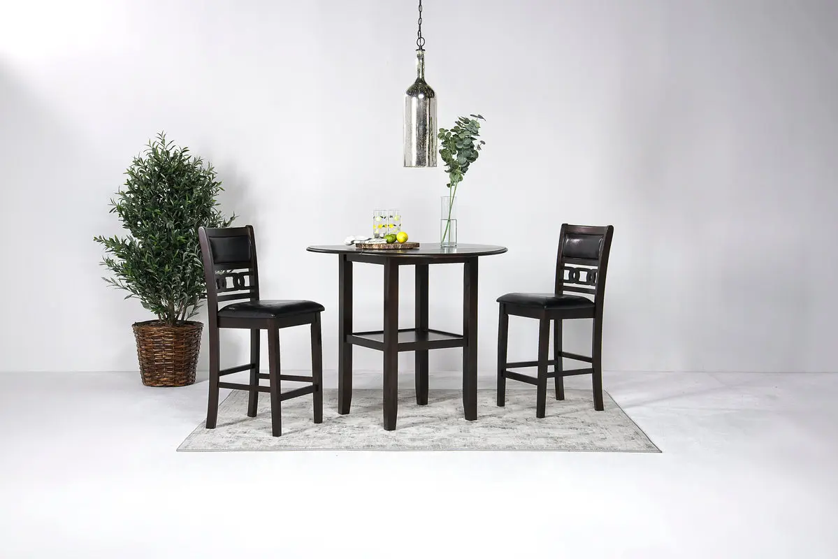 Gia Round Counter Height Dining Table & 2 Stools - Image 12