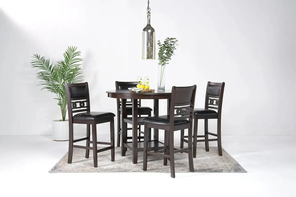 Gia Round Counter Height Dining Table & 4 Stools - Image 16