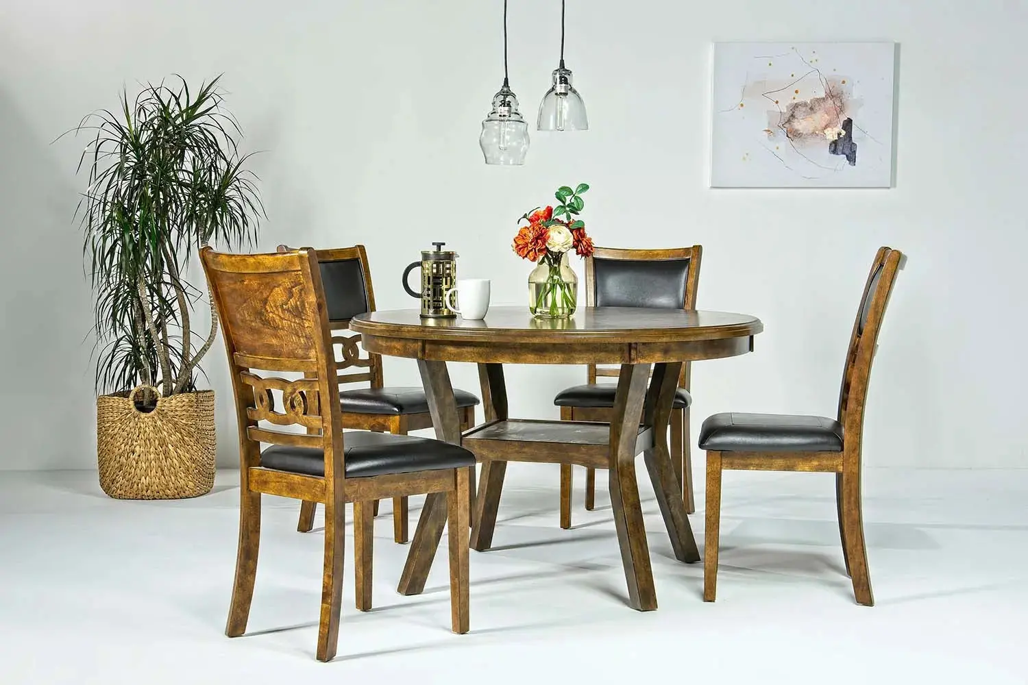 Gia Round Dining Table & 4 Chairs - Image 12
