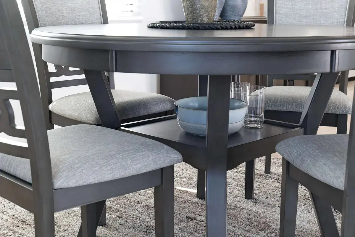 Gia Round Dining Table & 4 Chairs - Image 7