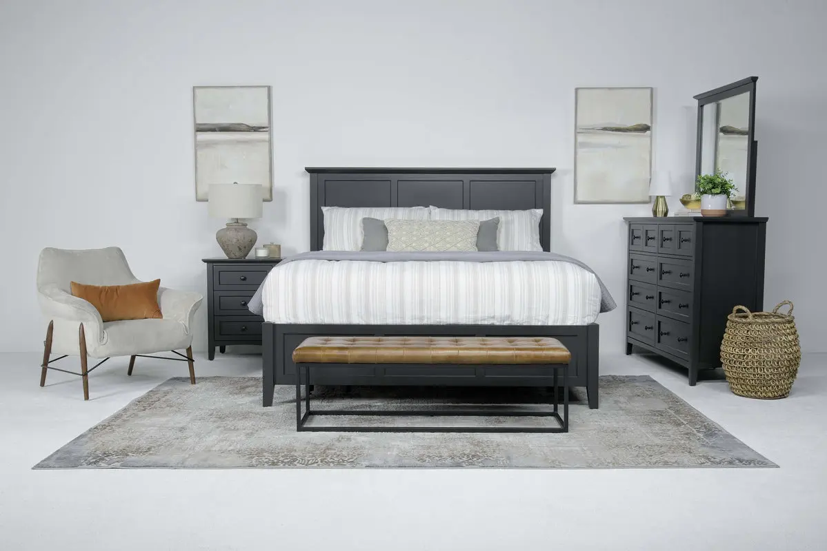 Grace Panel Bed & Dresser & Mirror & Nightstand - Image 134