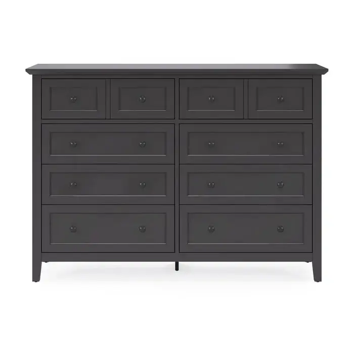 Grace Panel Bed & Dresser & Mirror & Nightstand - Image 147