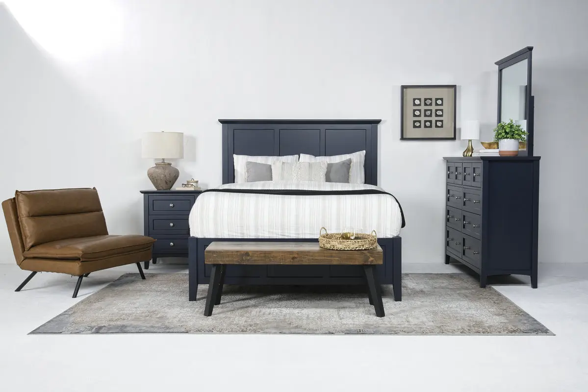 Grace Panel Bed & Dresser & Mirror & Nightstand - Image 37
