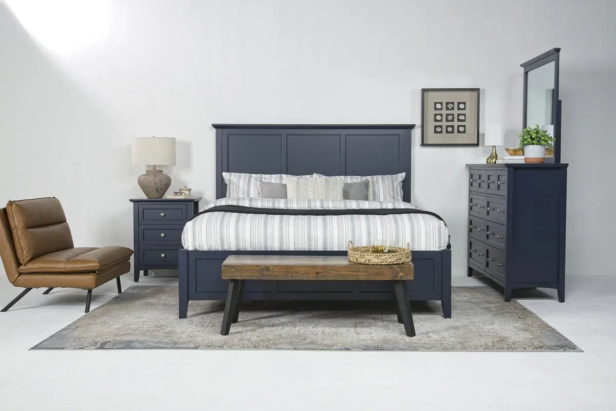 Grace Panel Bed & Dresser & Mirror & Nightstand - Image 63