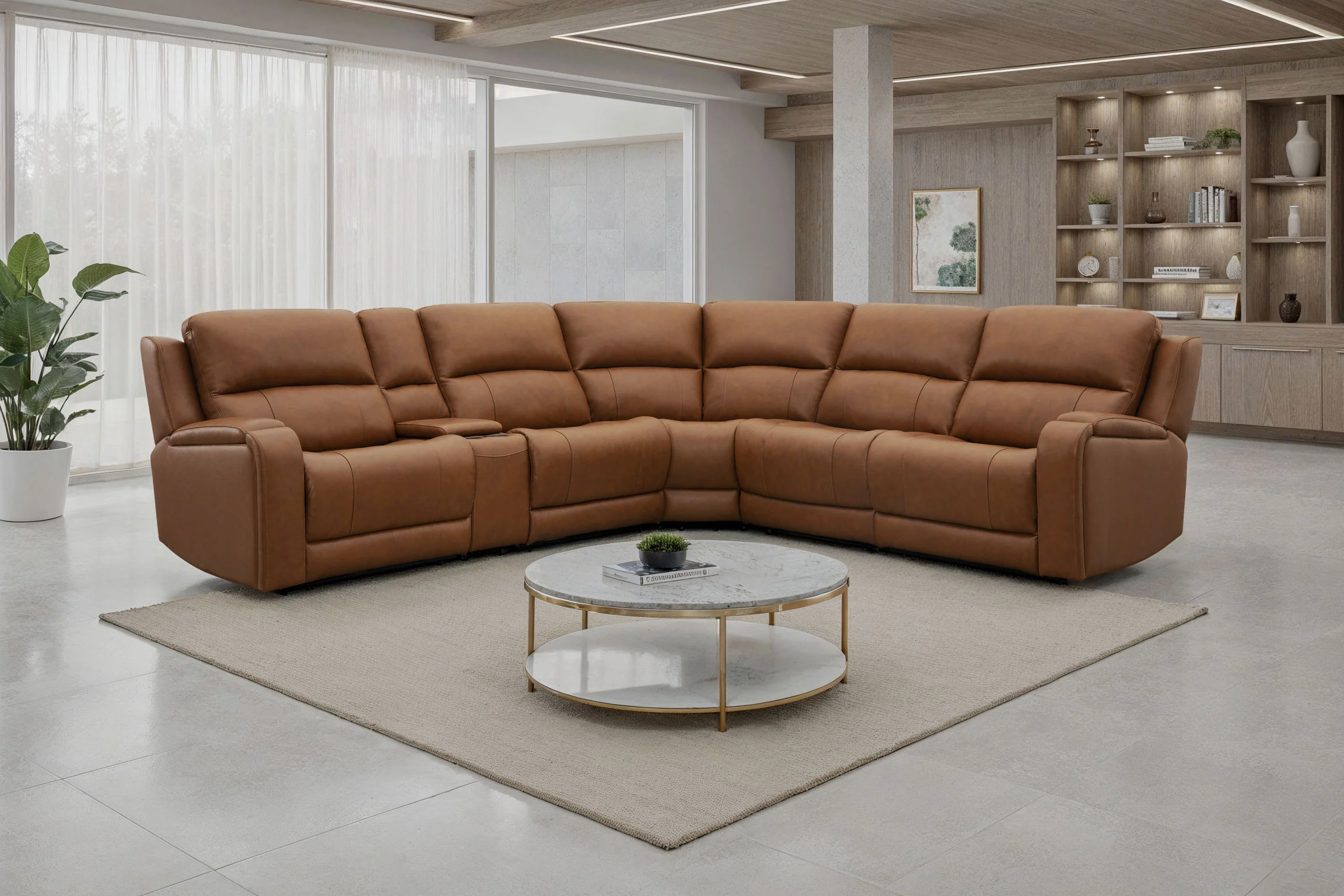 Harris 6 Piece 2 Power Sectional - Image 5