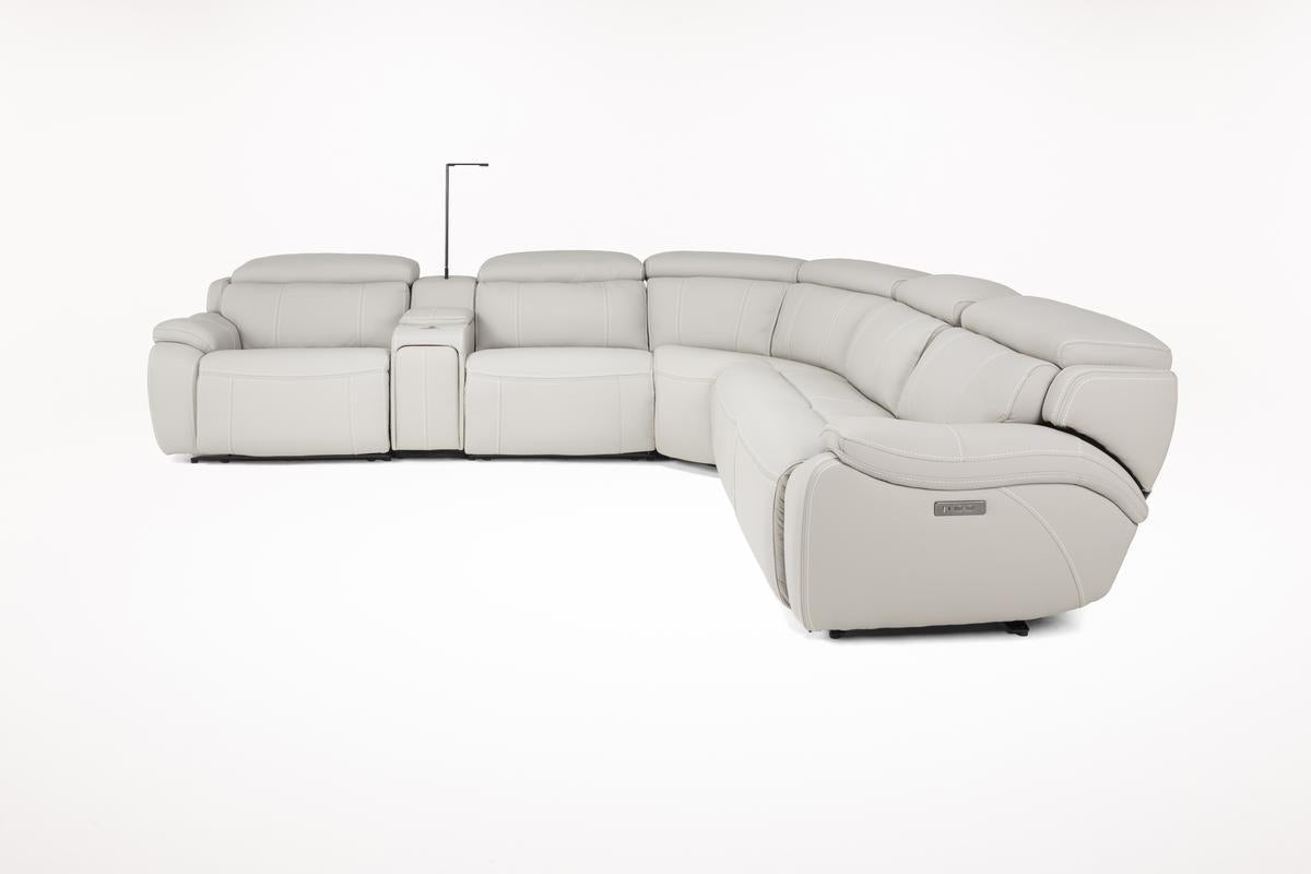 Imperial 6 Piece 2 Power Sectional With 2 Power Armless Recliner - Image 4