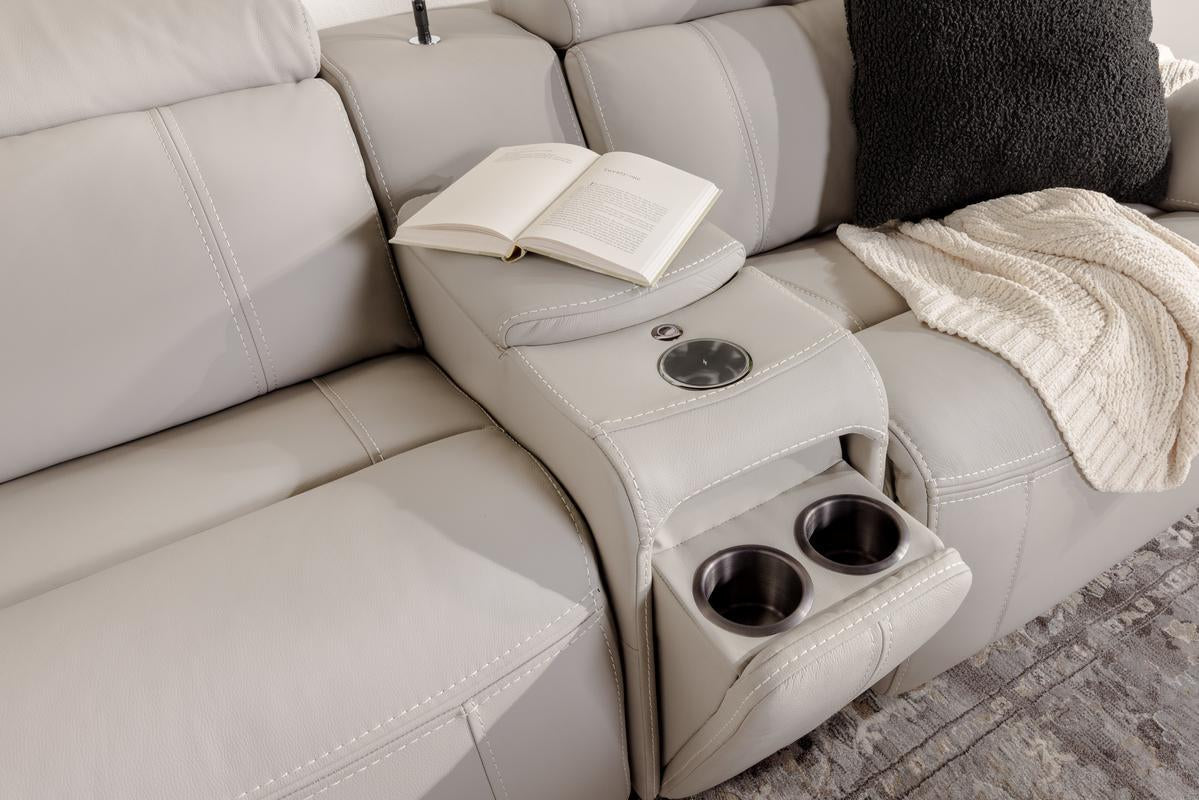 Imperial 6 Piece 2 Power Sectional With 2 Power Armless Recliner - Image 7
