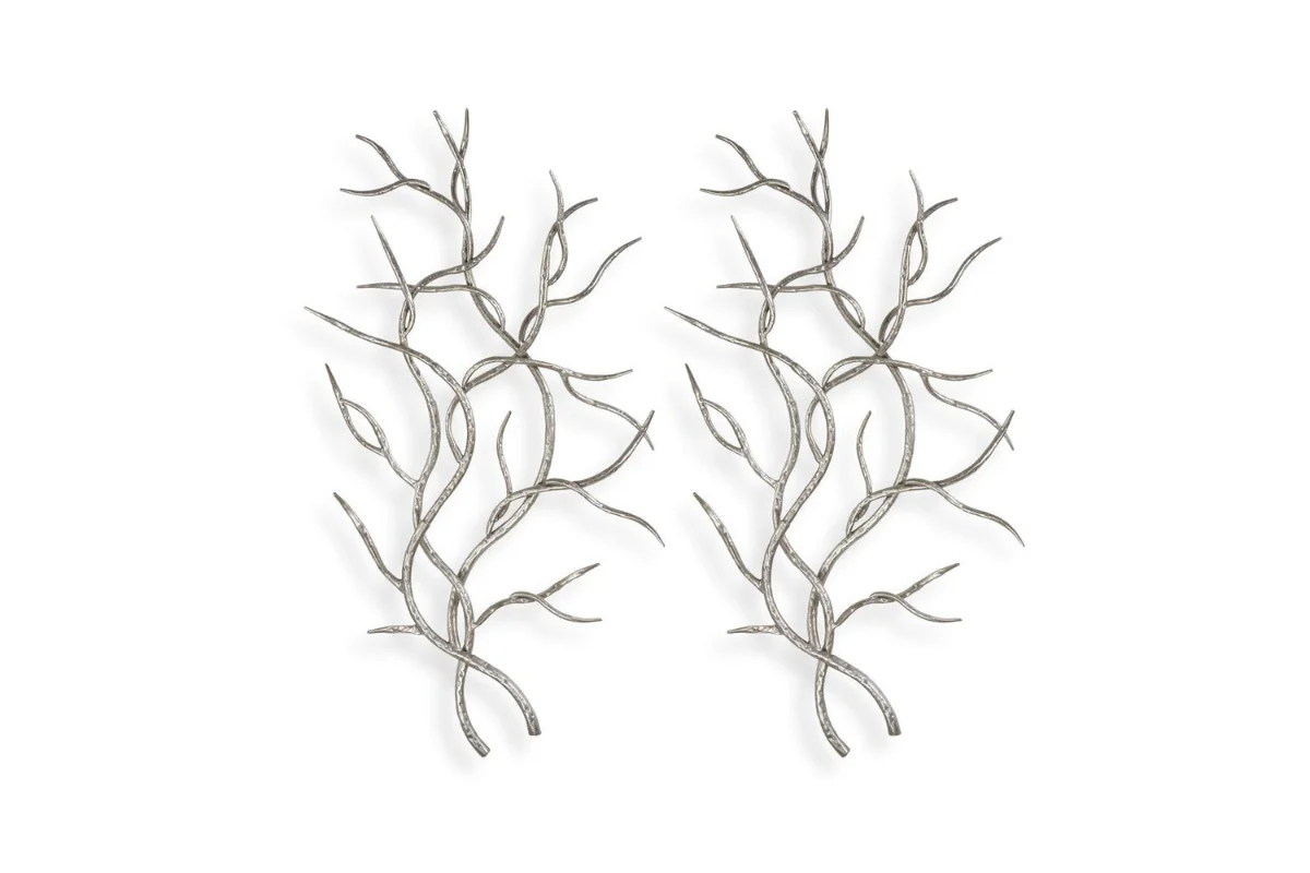 Iron Leaf Wall Art