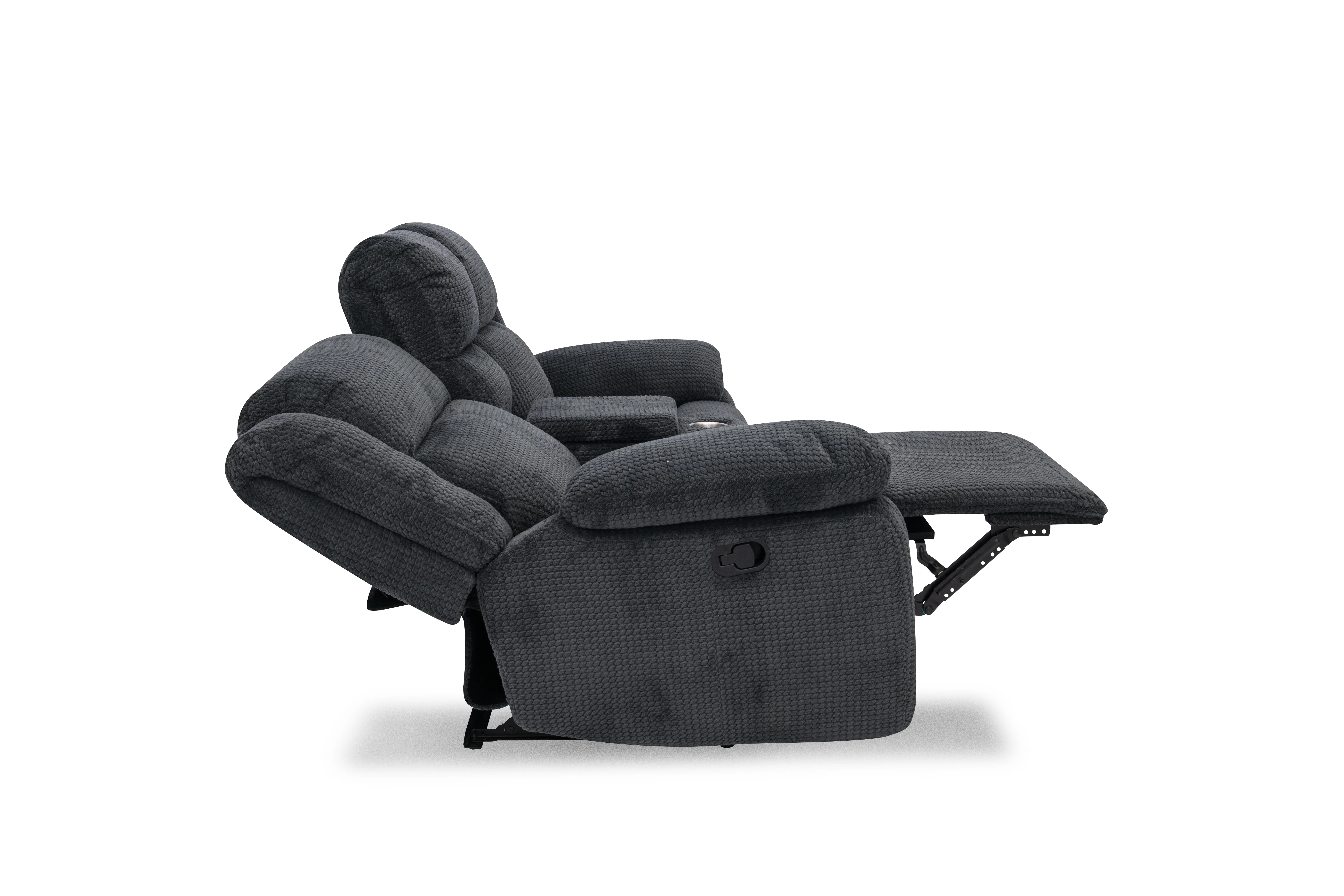Jayne Reclining Console Loveseat - Image 6