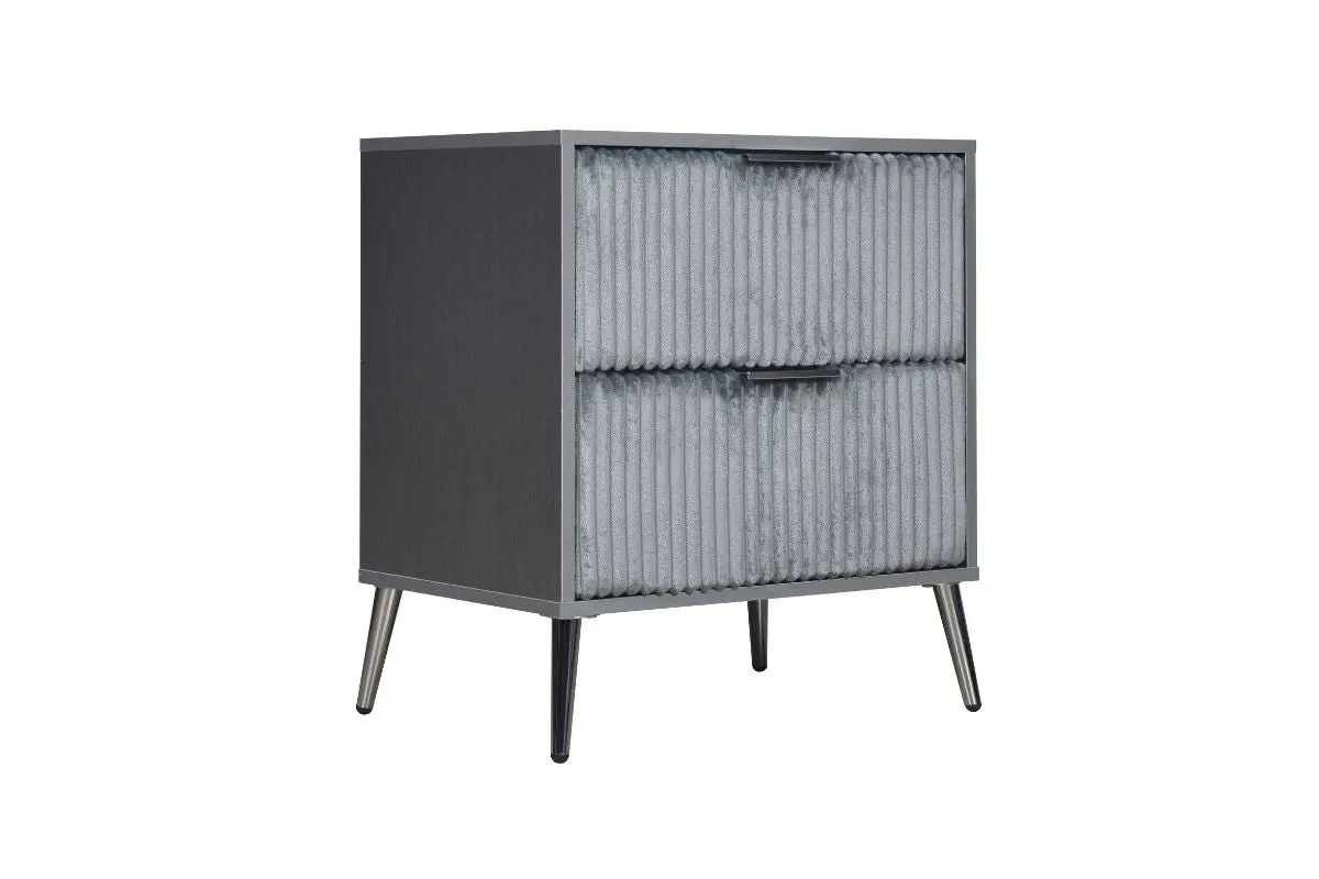 Kailani Upholstered Panel Bed & Dresser & Mirror & Nightstand - Image 24