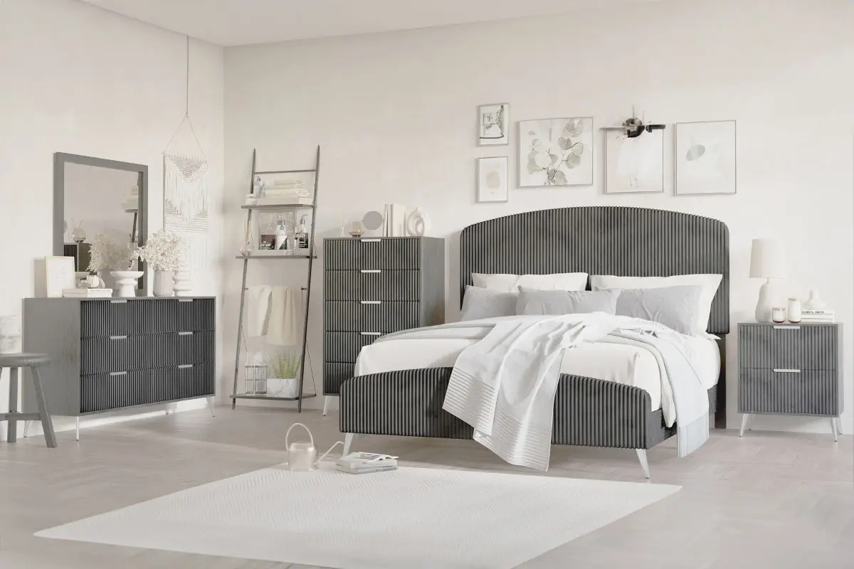 Kailani Upholstered Panel Bed - Image 18