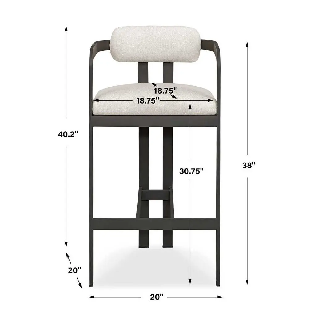 Kalmar Outdoor Barstool - Image 9
