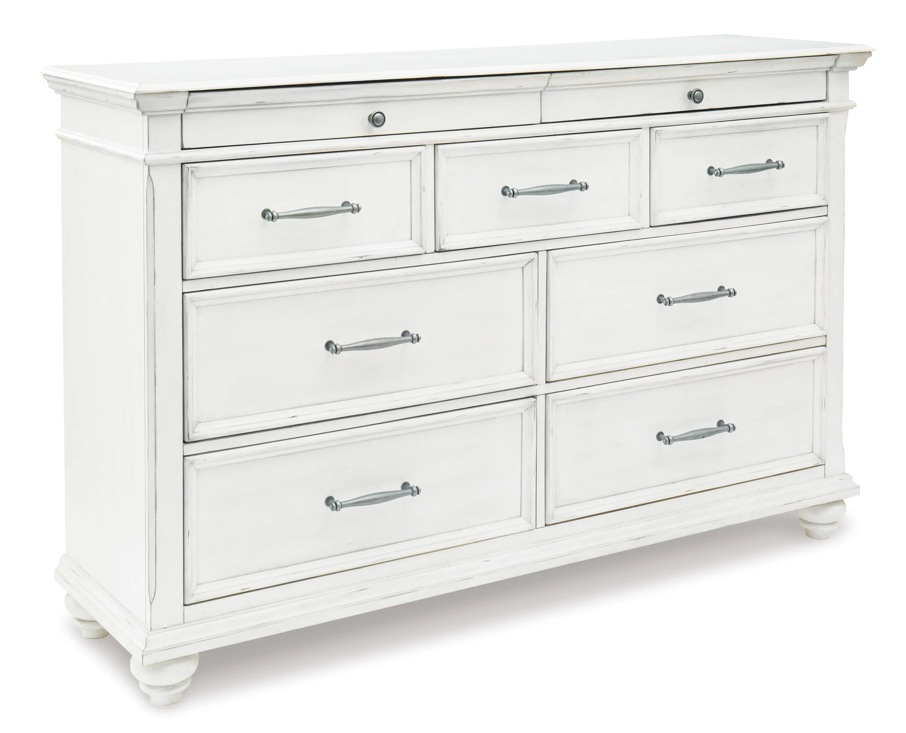 Kanwyn Upholstered Panel Bed & Dresser & Mirror & Nightstand - Image 21