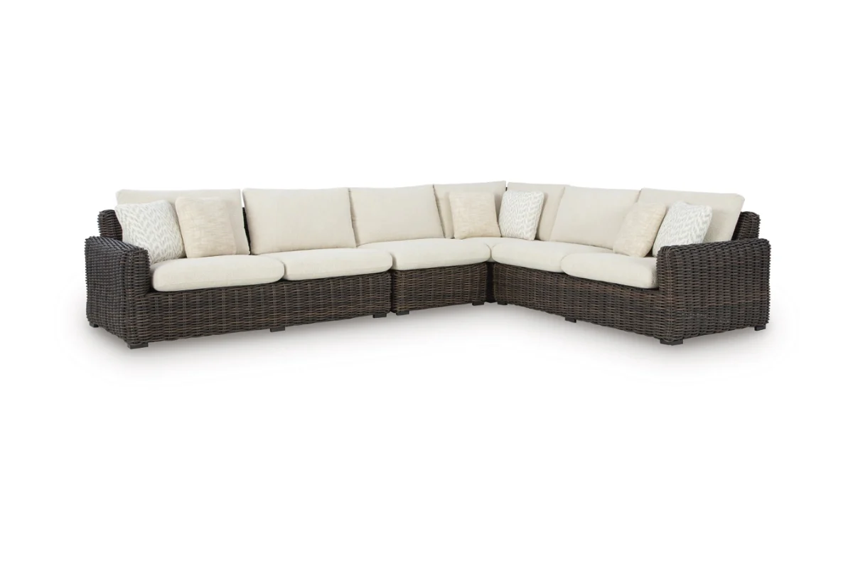 Kimora Outdoor 4 Piece Sectional