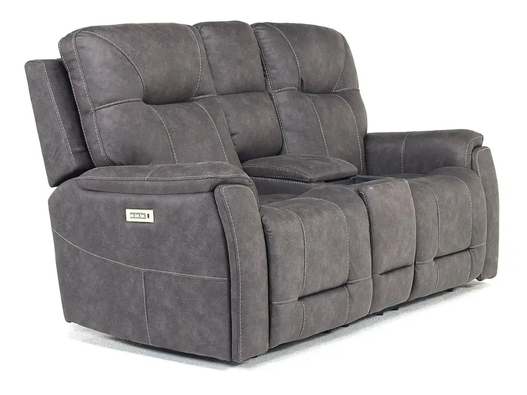 Kingston 3 Power Console Loveseat - Image 12