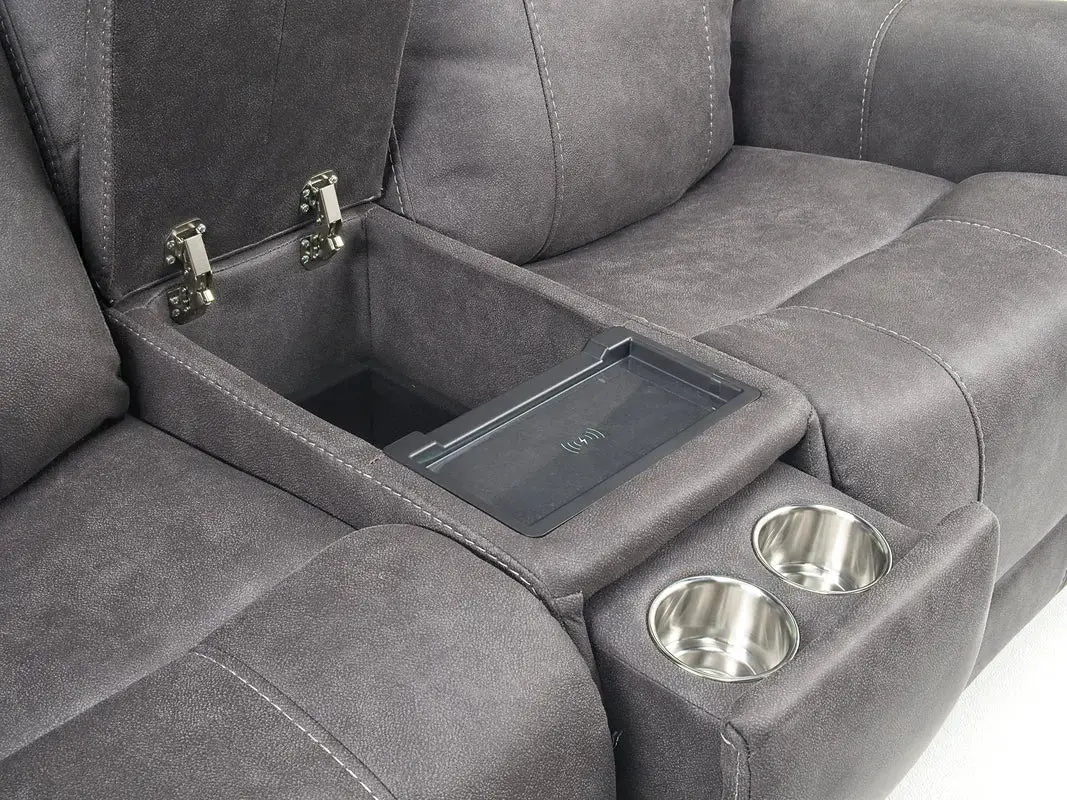 Kingston 3 Power Console Loveseat - Image 17