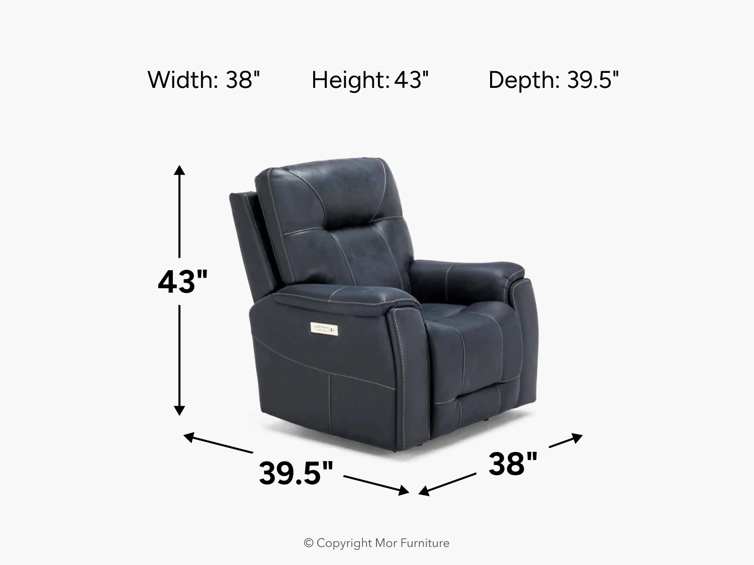 Kingston 3 Power Theater Recliner - Image 11
