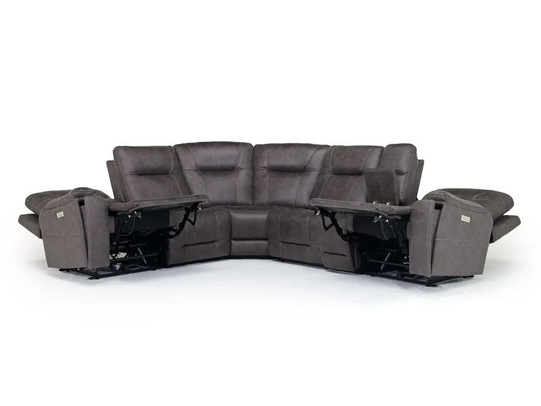 Kingston 6 Piece 3 Power Sectional - Image 7