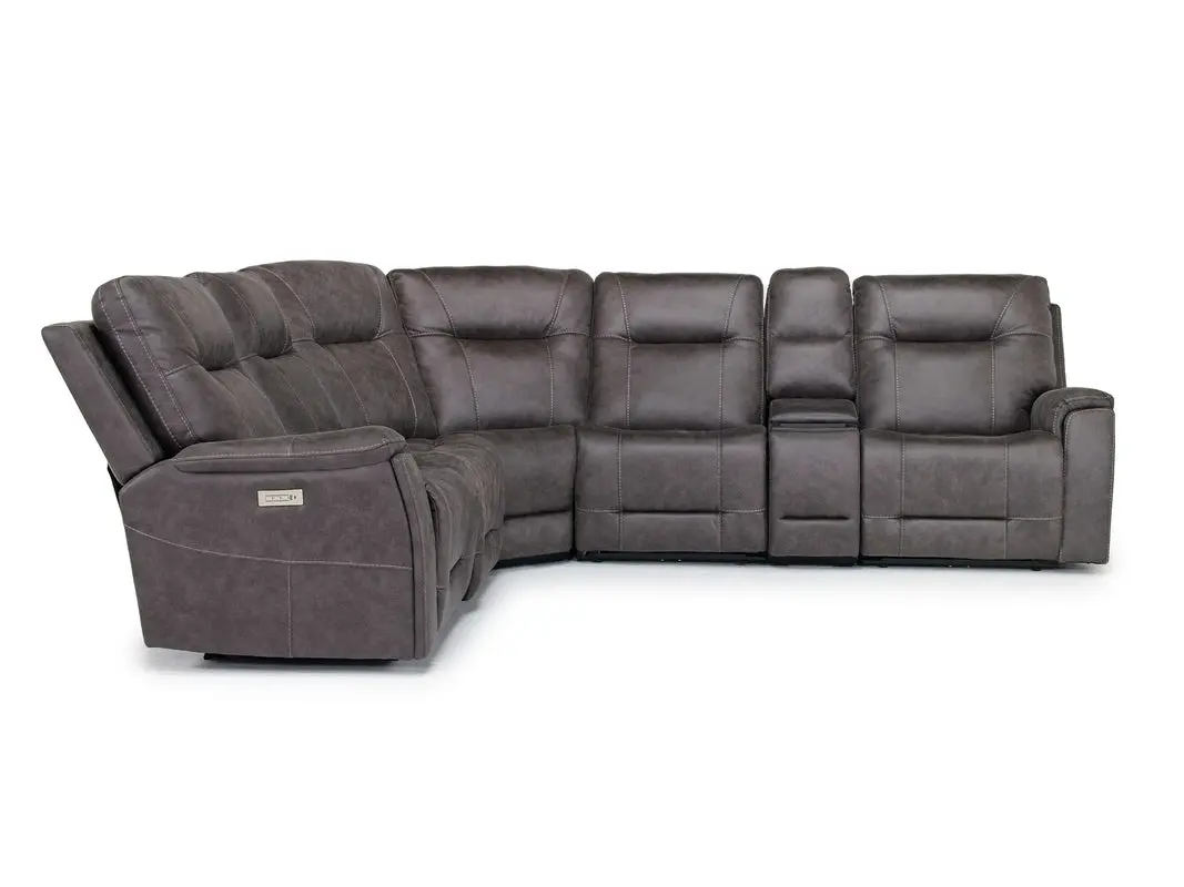 Kingston 6 Piece 3 Power Sectional - Image 8
