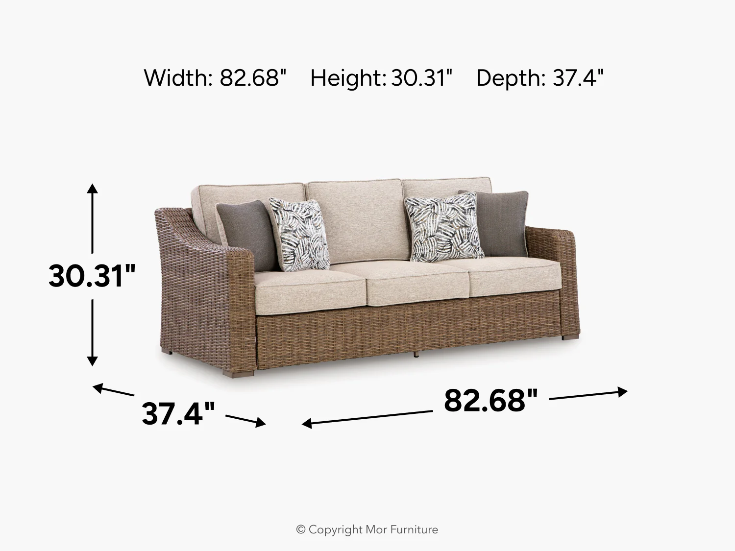 Laguna Heights Outdoor Sofa - Image 4