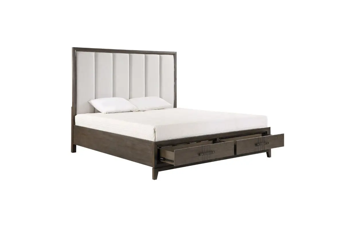 Landon Upholstered Panel Bed - Image 18