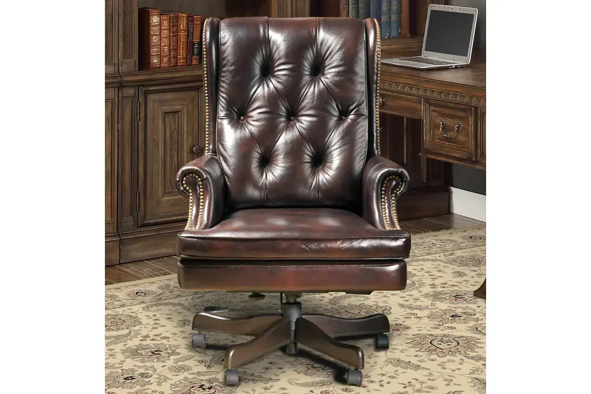 Leather Office Desk Chair - Image 10