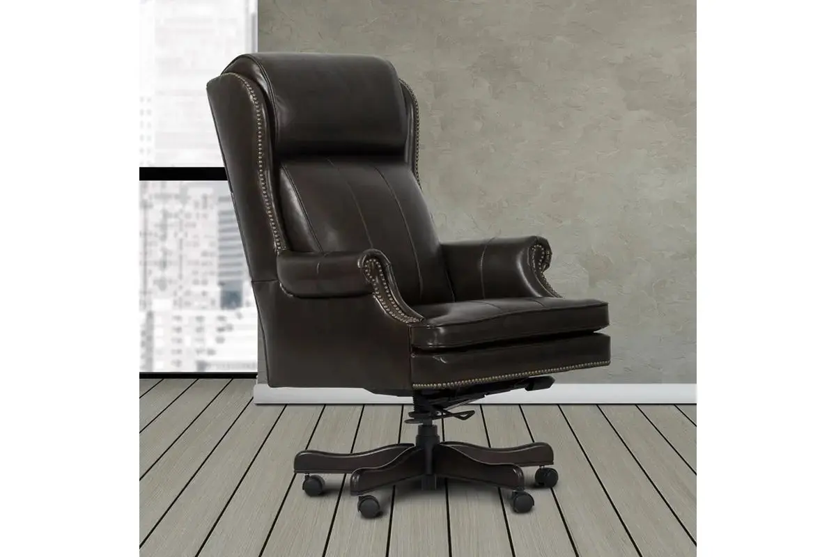 Leather Office Desk Chair - Image 3
